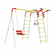 Дачный комплекс Весёлая лужайка-2 + ЦЕПНЫЕ качели Romana R 103.25.04 NEW