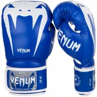 Перчатки боксерские Venum Giant 3.0 Blue/White Nappa Leather