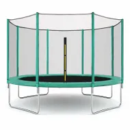 Батут с защитной сеткой PERFETTO SPORT ACTIVITY 14 диаметр 4,3 м зелёный