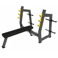 Скамья-стойка для жима штанги лёжа с площадкой для страховки DHZ A3043М RUS